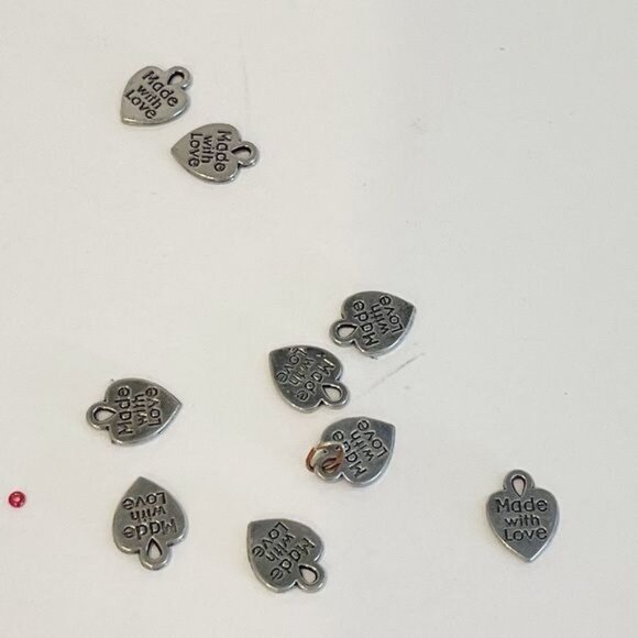 Assorted Jewelry Making Supplies Charms Spacers Earring Hooks Fasteners Jewelry - Picture 2 of 16